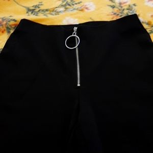 Black elegant pants wide leg